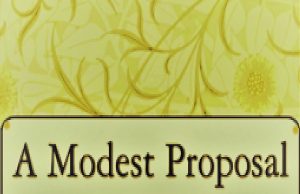 A Modest Proposal By Jonathan Swift